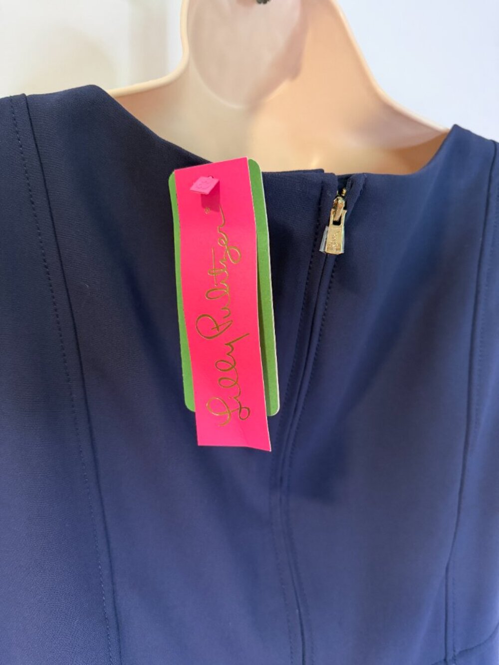 Lilly Pulitzer Navy Midi Dresses - Size 6 - Picture 5 of 5